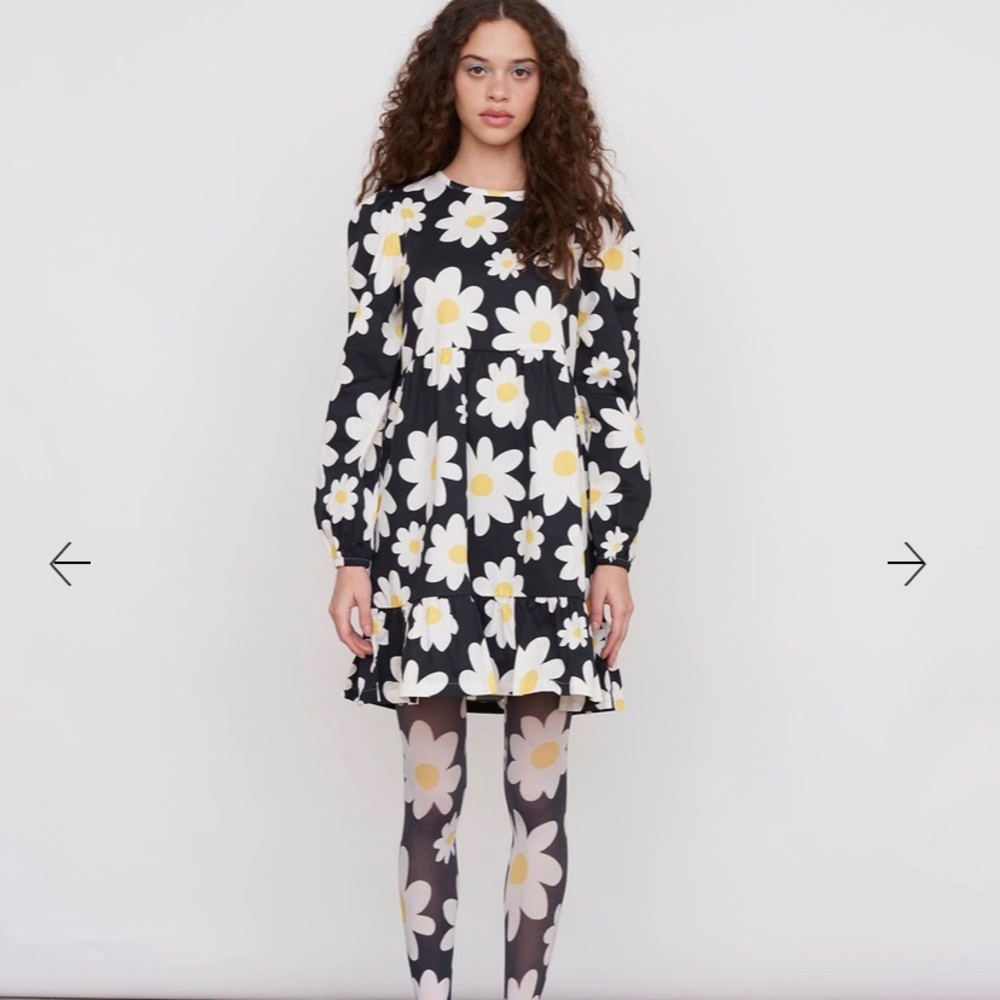 Lazy Oaf Daisy Chain Smock Dress